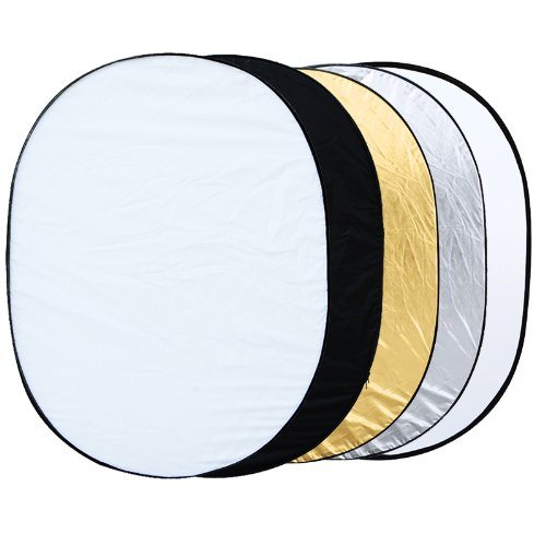 5 in 1 Collapsible Reflector 90x120cm