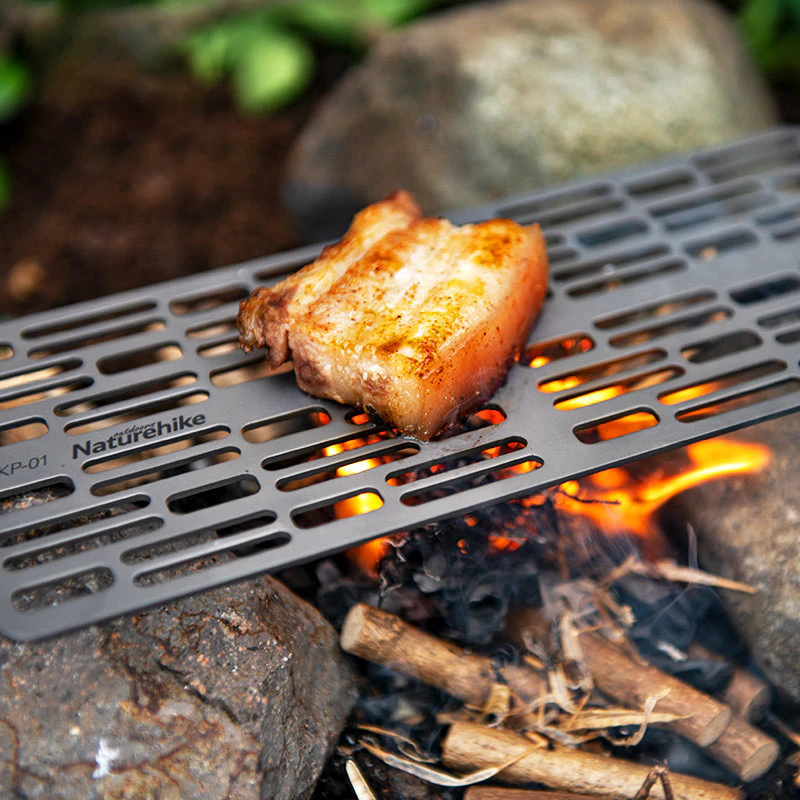 Titanium Camping Grill Plate