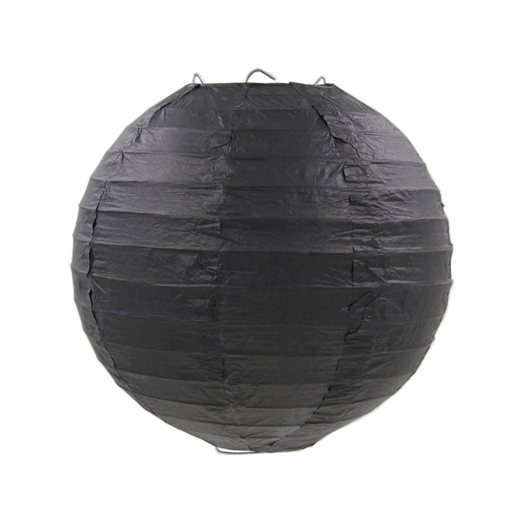 Black Paper Decoration Lantern Shade