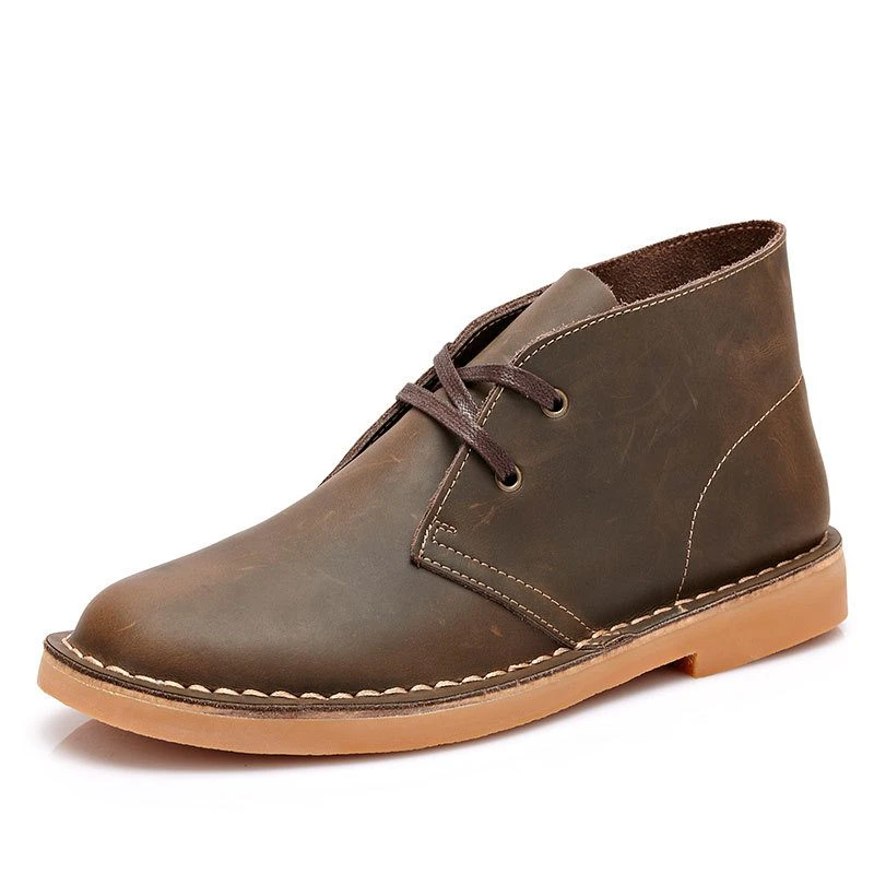 Leather Desert Boots