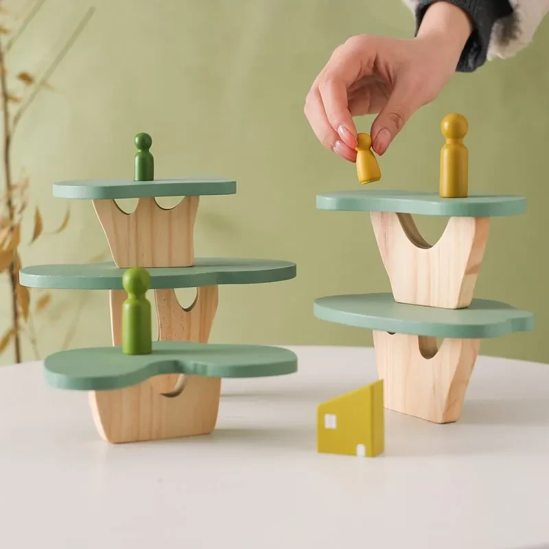 Montessori Balance Tree Blocks