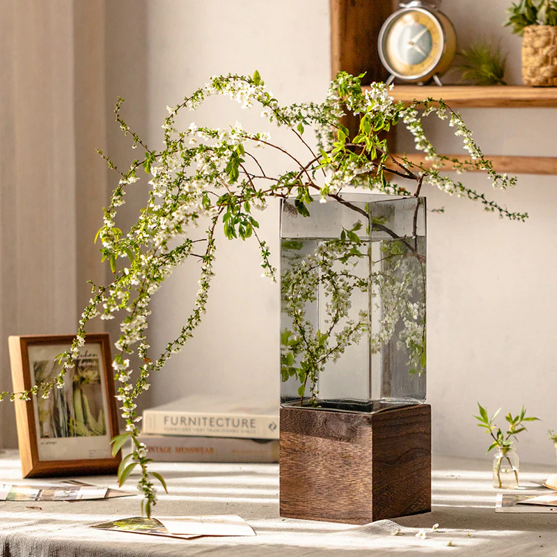Rectangular Hydroponic Vase