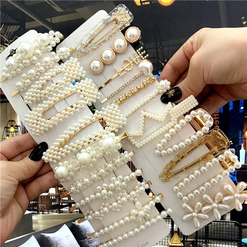 Pearl Hair Clips