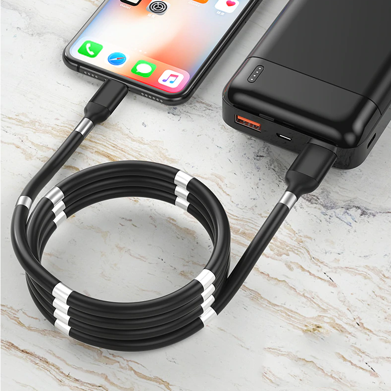 Magnetic Rollup Charger Cord