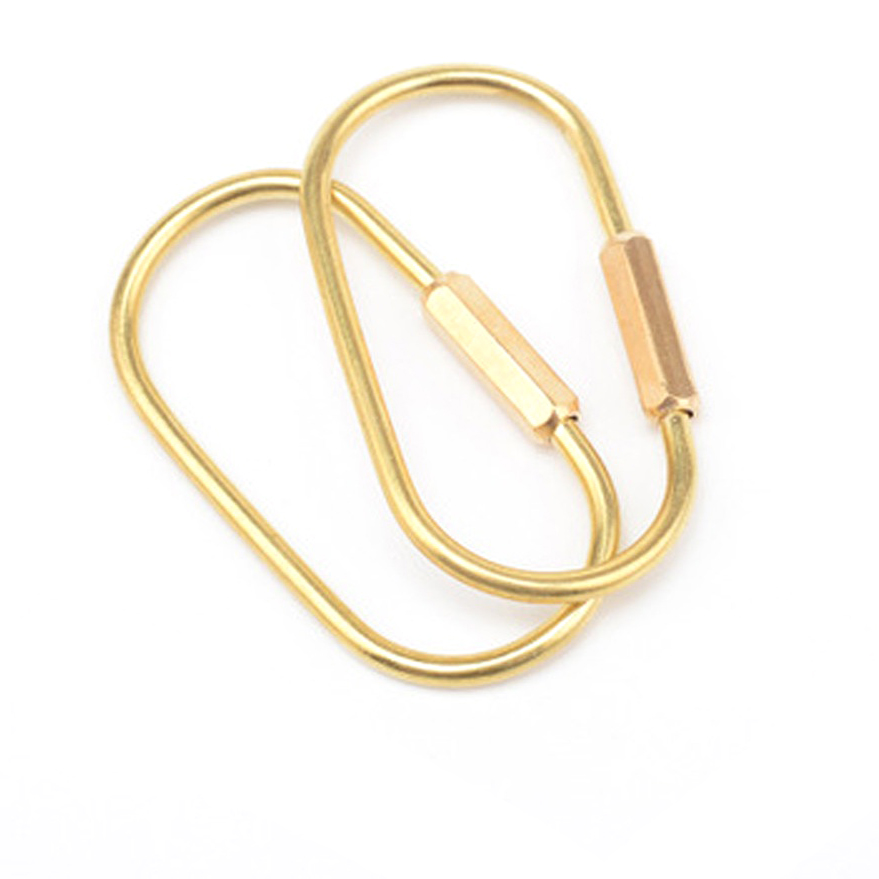 Brass Keyring Loop