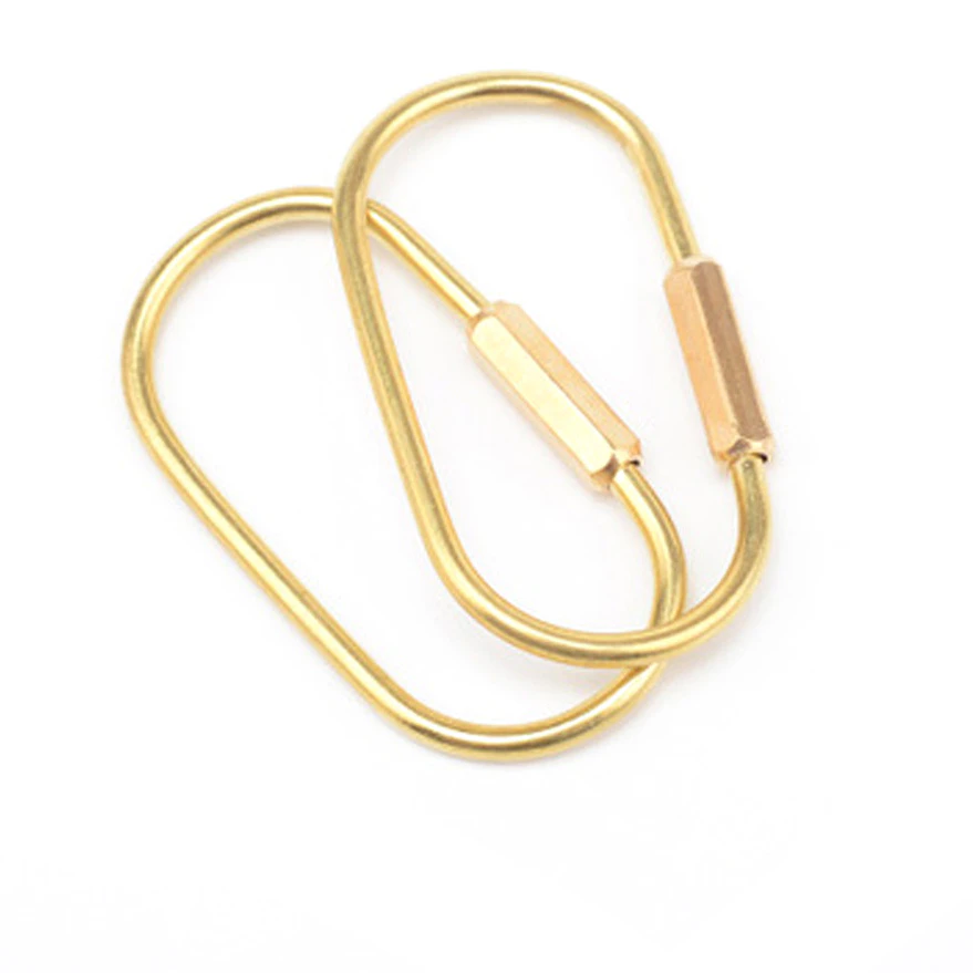 Brass Keyring Loop