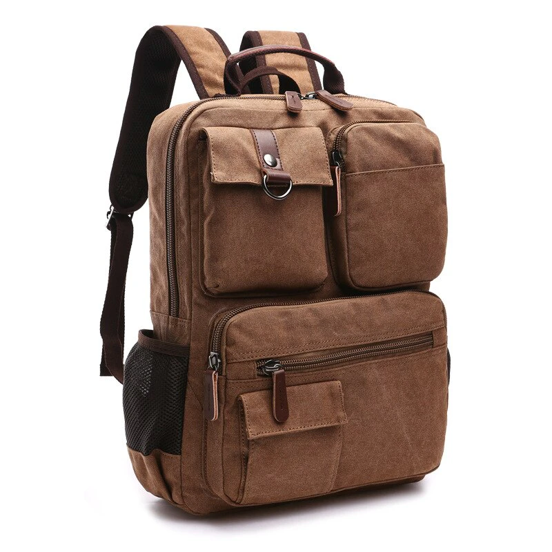 Canvas Multipocket Backpack