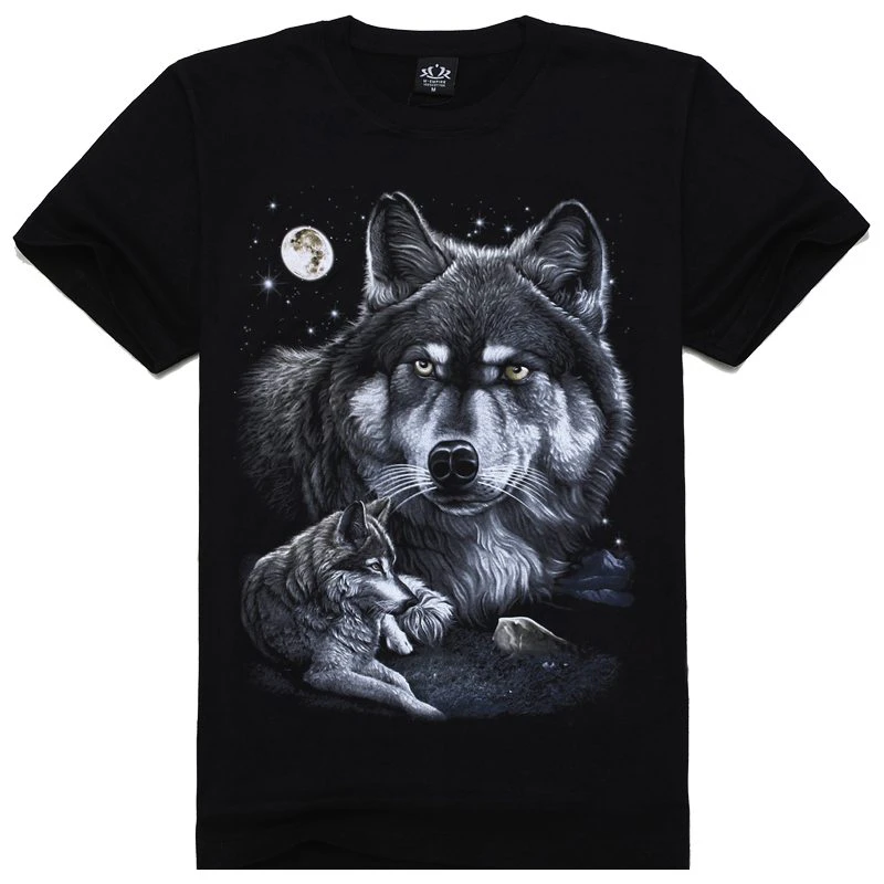 Wolf Print T-shirt