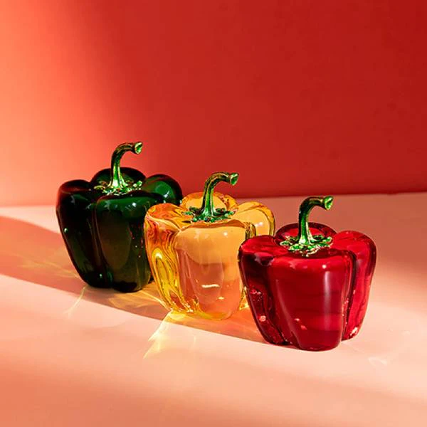 Decorative Crystal Bell Pepper