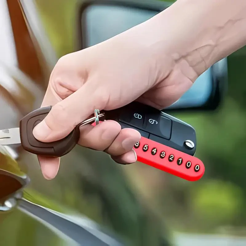 Emergency Number Keyring