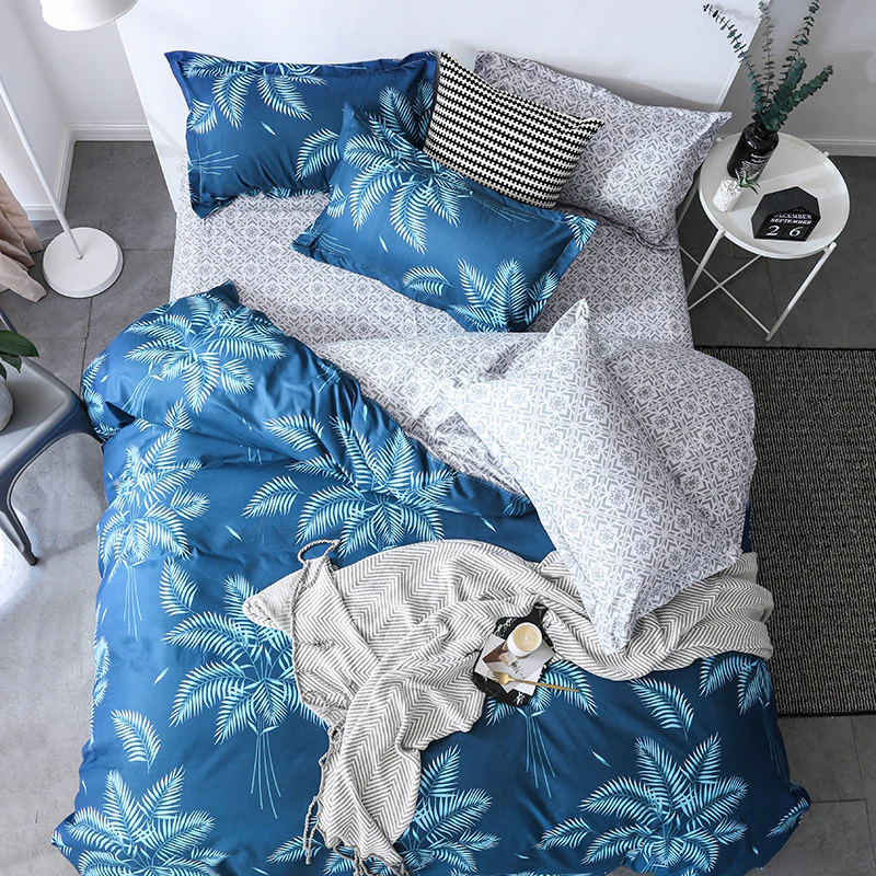 Tropical Print Linen Set