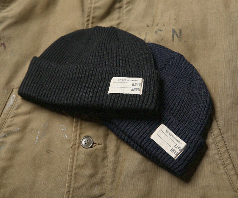 Wool Knit Fisherman Beanie