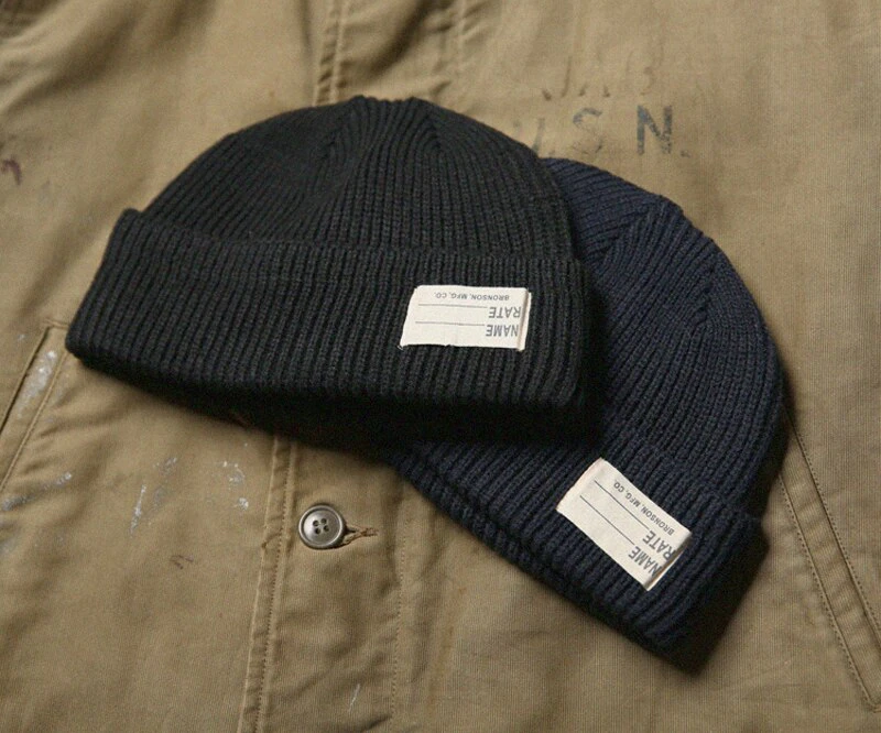 Wool Knit Fisherman Beanie