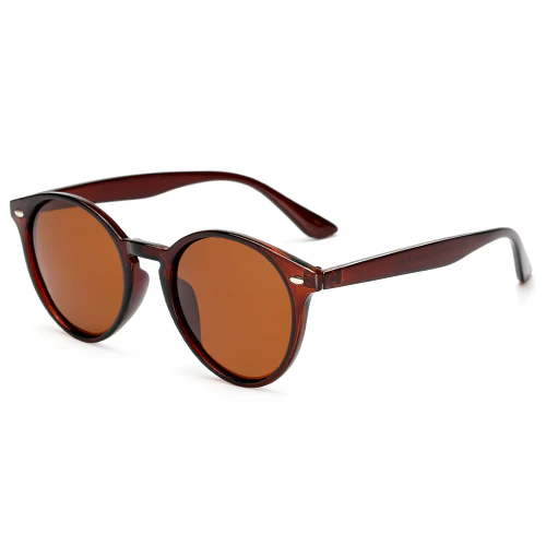 Retro Round Keyhole Sunglasses