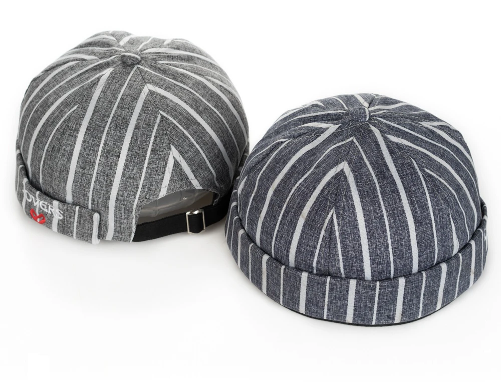 Stripe Print Docker Cap