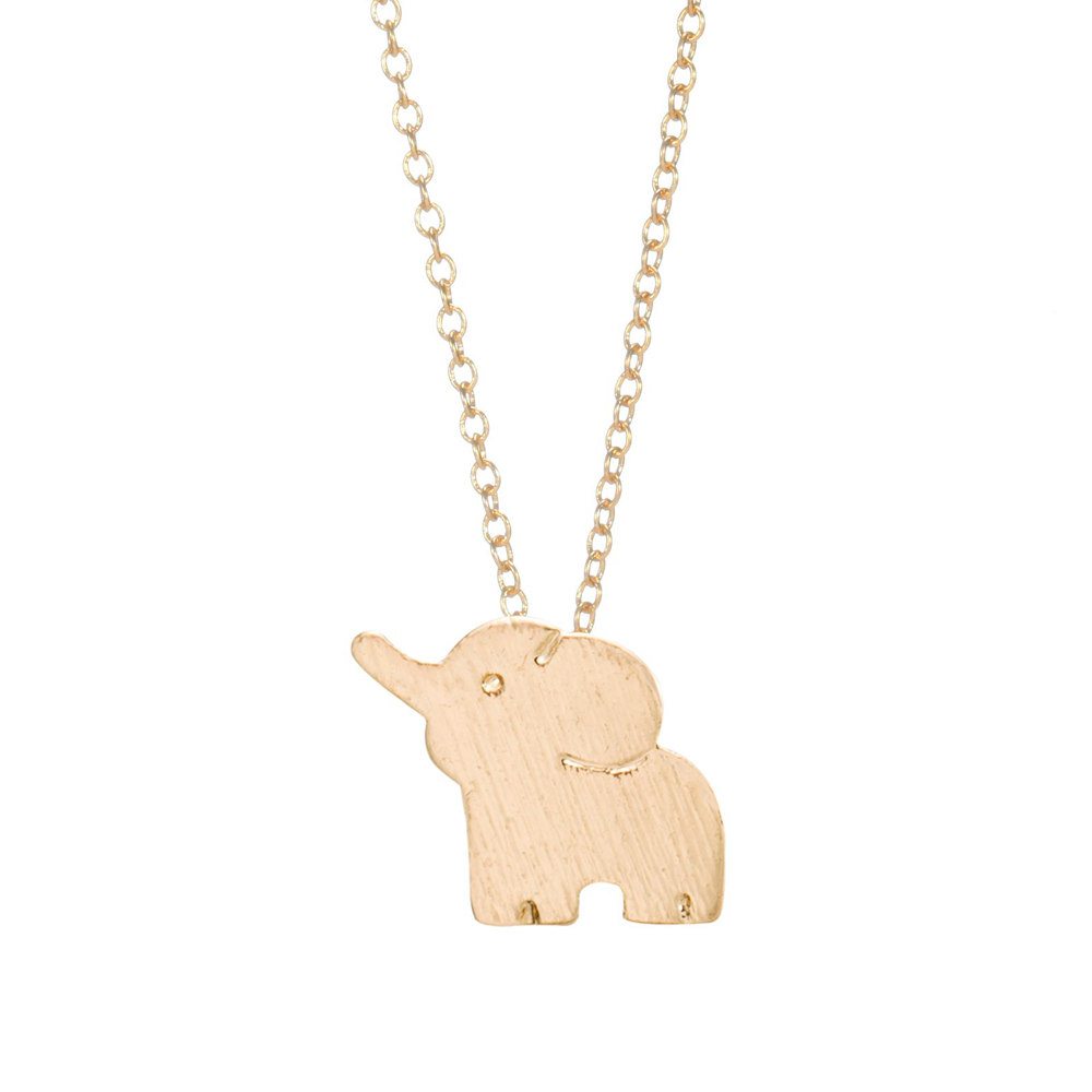Mini Gold Elephant Necklace