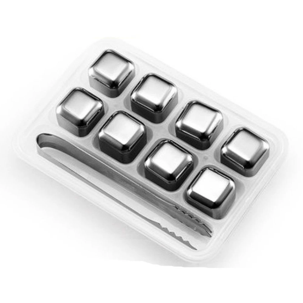 Stainless Steel Whisky Cube Set