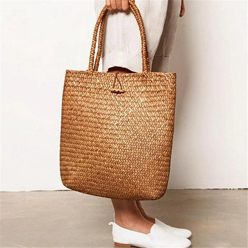 Woven Straw Tote