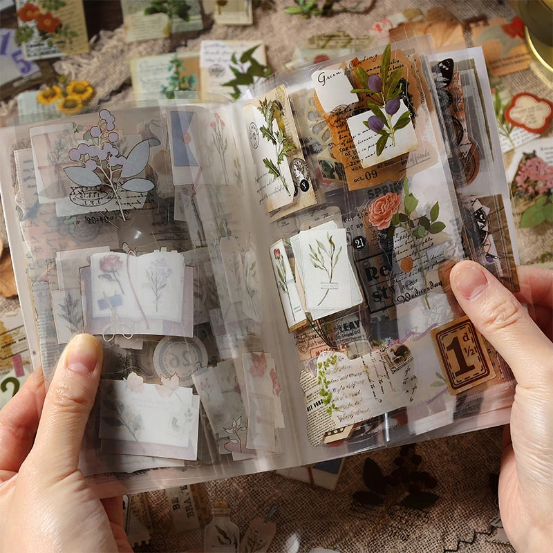 Vintage Scrapbooking Sticker Book