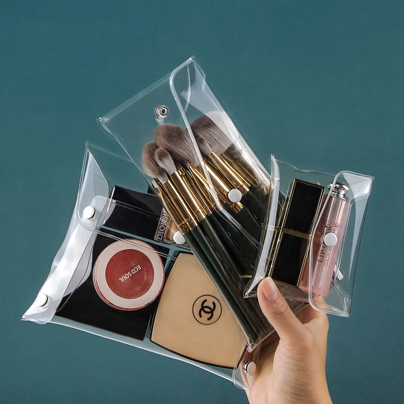 Clear Travel Makeup Pouches