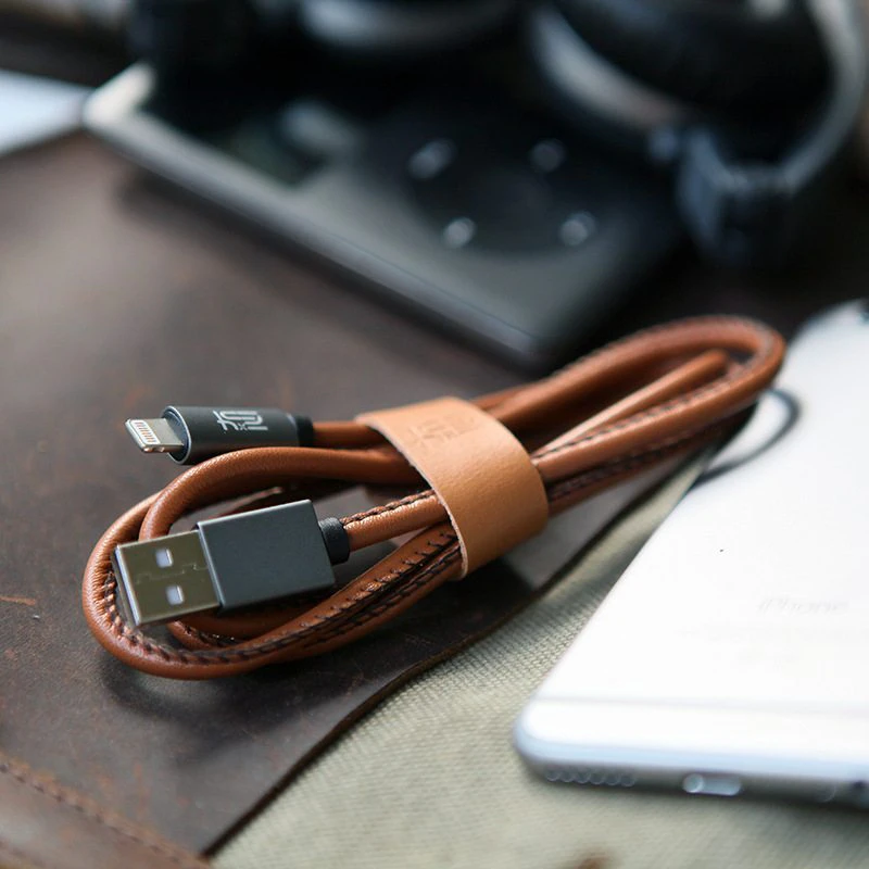 Leather Iphone Charge Cord