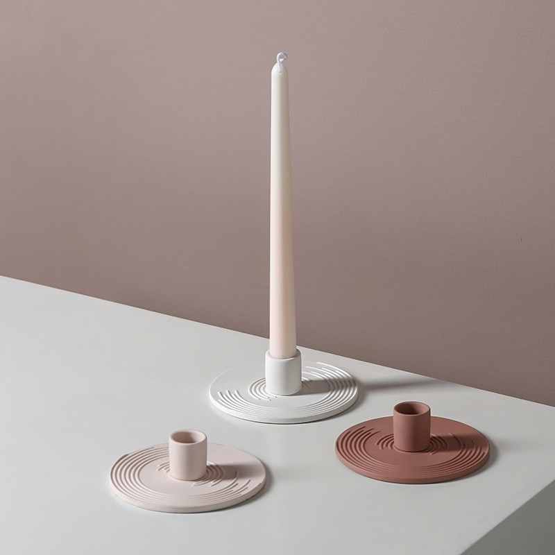 Minimalist Ceramic Candle Holder