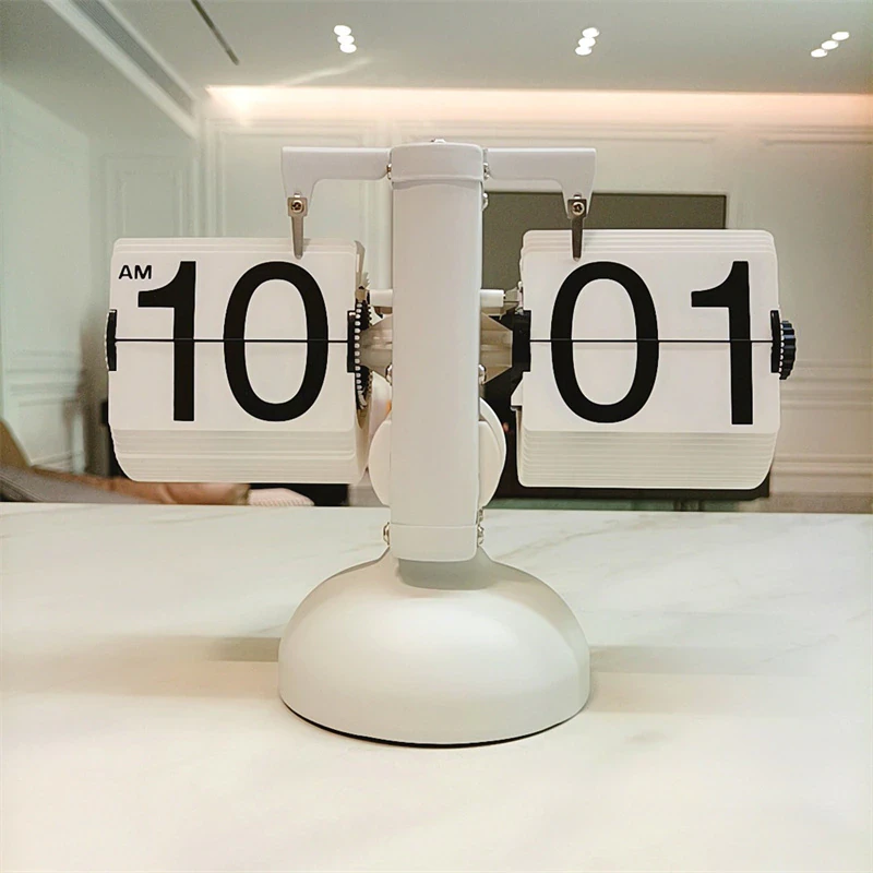 Minimal Monochrome Flip Clock