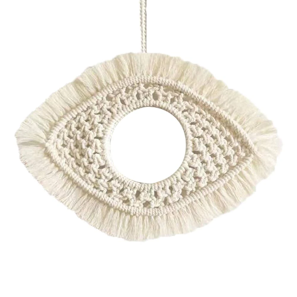 Boho Macrame Eye Mirror