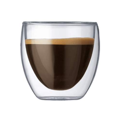 Double Wall Thermal Coffee Glass