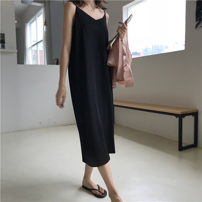 Black Slip Dress