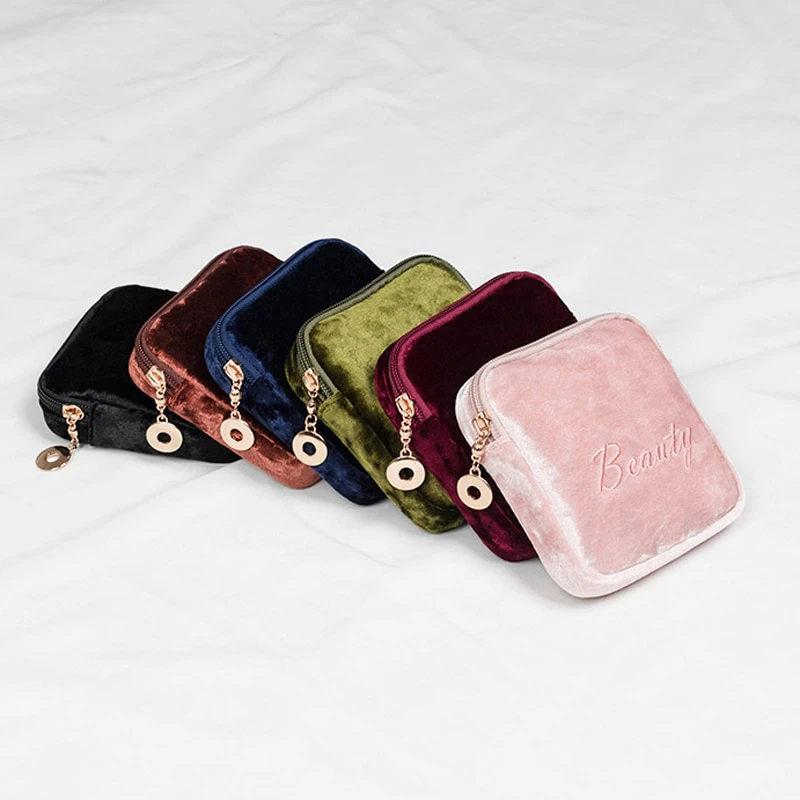 Velour Coin Pouch