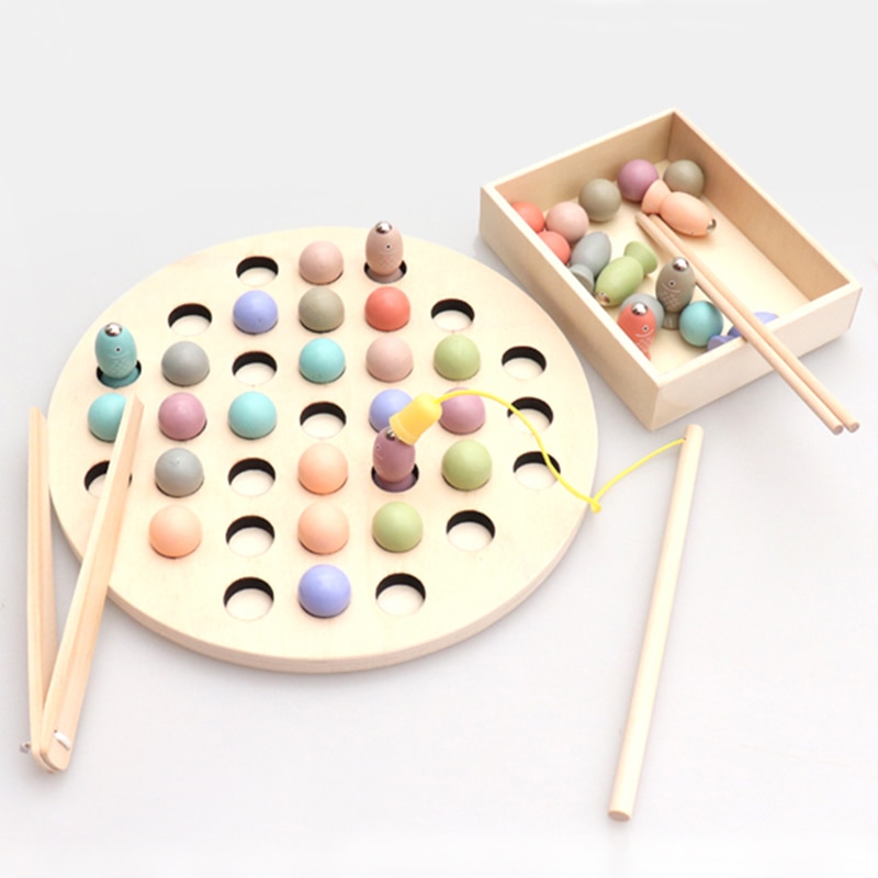 Wooden Magnetic Fishing Toy