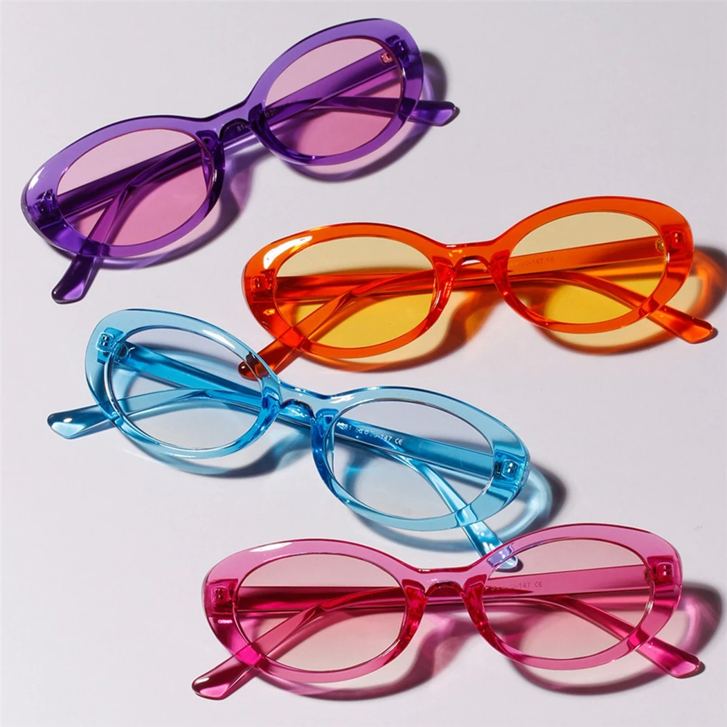 Retro Ladies Clear Sunglasses