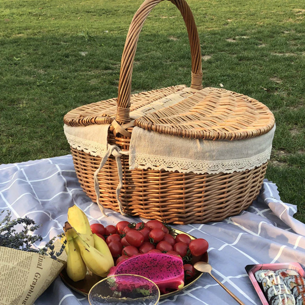 Large Wicker Picnic Basket