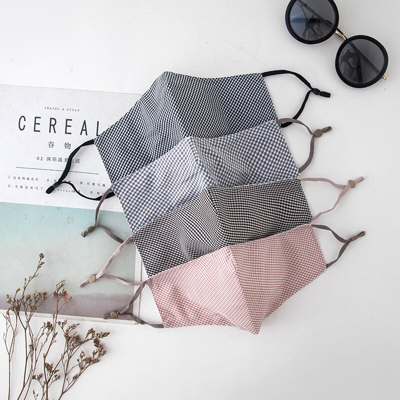 Plaid Reusable Face Mask