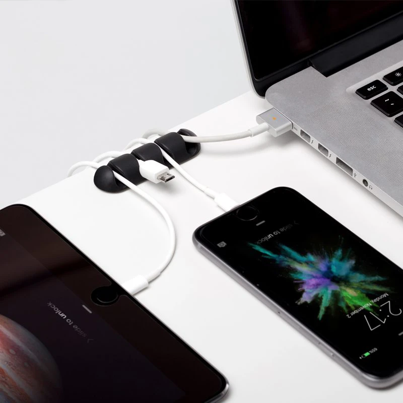 Desktop Cable Organiser Stickers
