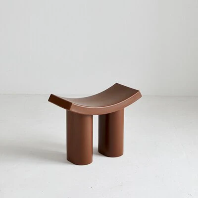 Minimalist Curved Stool