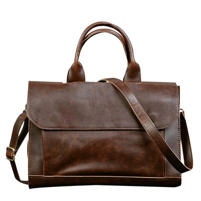 Leather Messenger Bag
