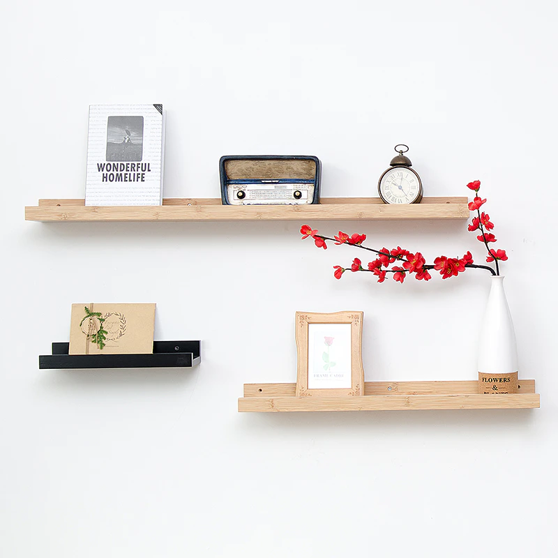 Wooden Wall Display Shelf