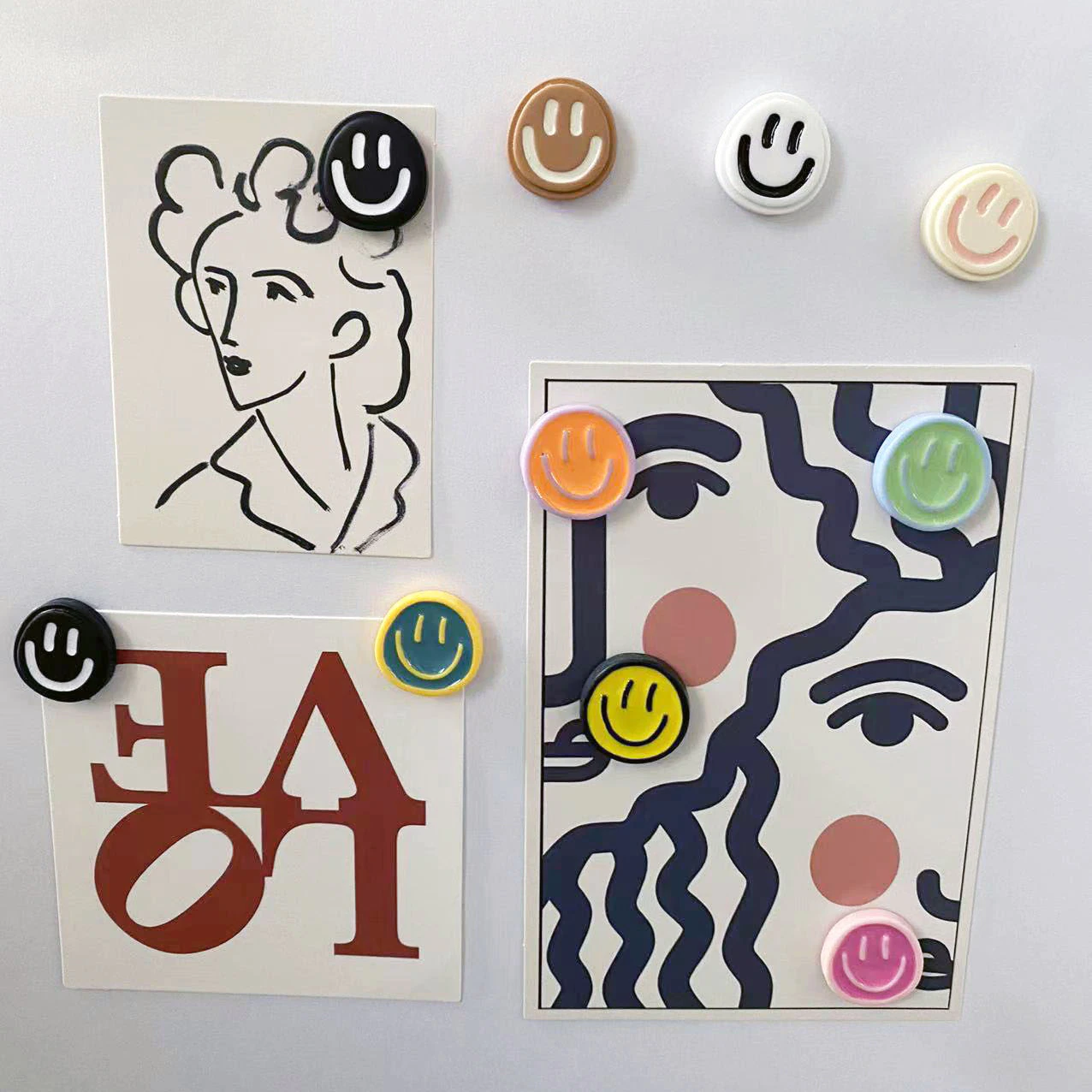 Smiley Fridge Magnets