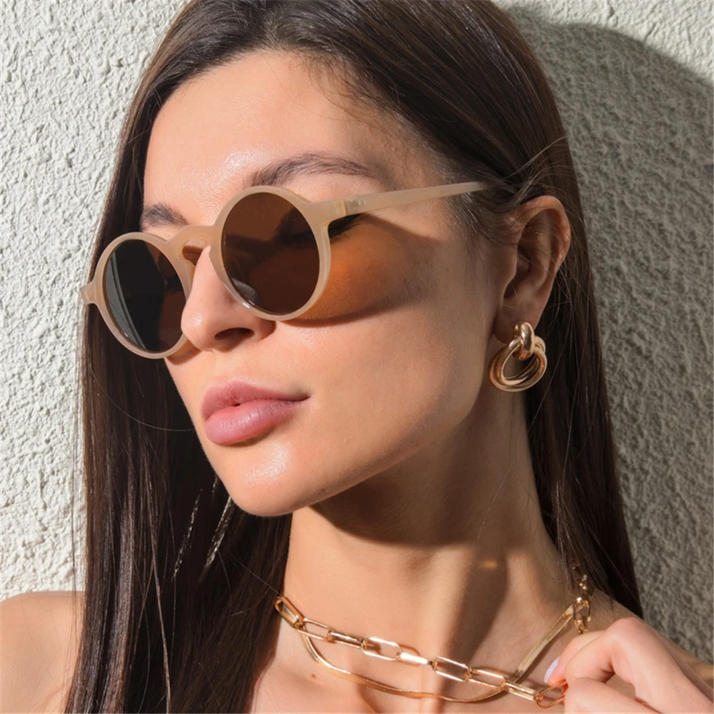 Vintage Round Frame Women's Sunglasses
