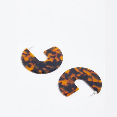 Semicircle Stud Earrings