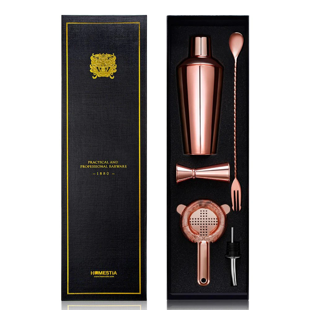 Rose Gold Cocktail Set
