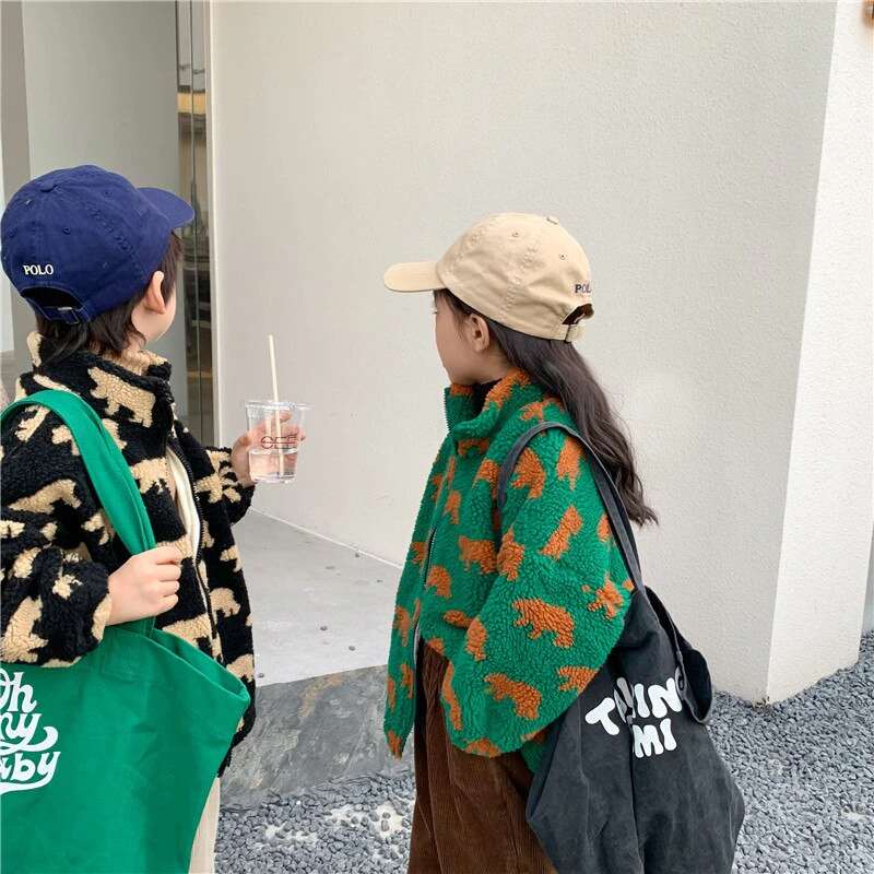 Kids Fleece Printed Jacket