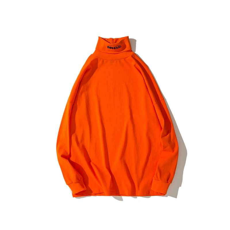 Block Color Oversize Turtleneck