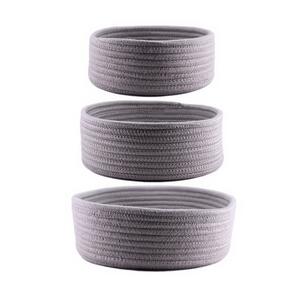 Woven Cotton Storage Baskets