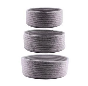 Woven Cotton Storage Baskets
