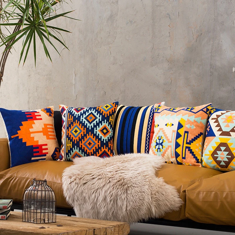Geometric Pattern Cushions