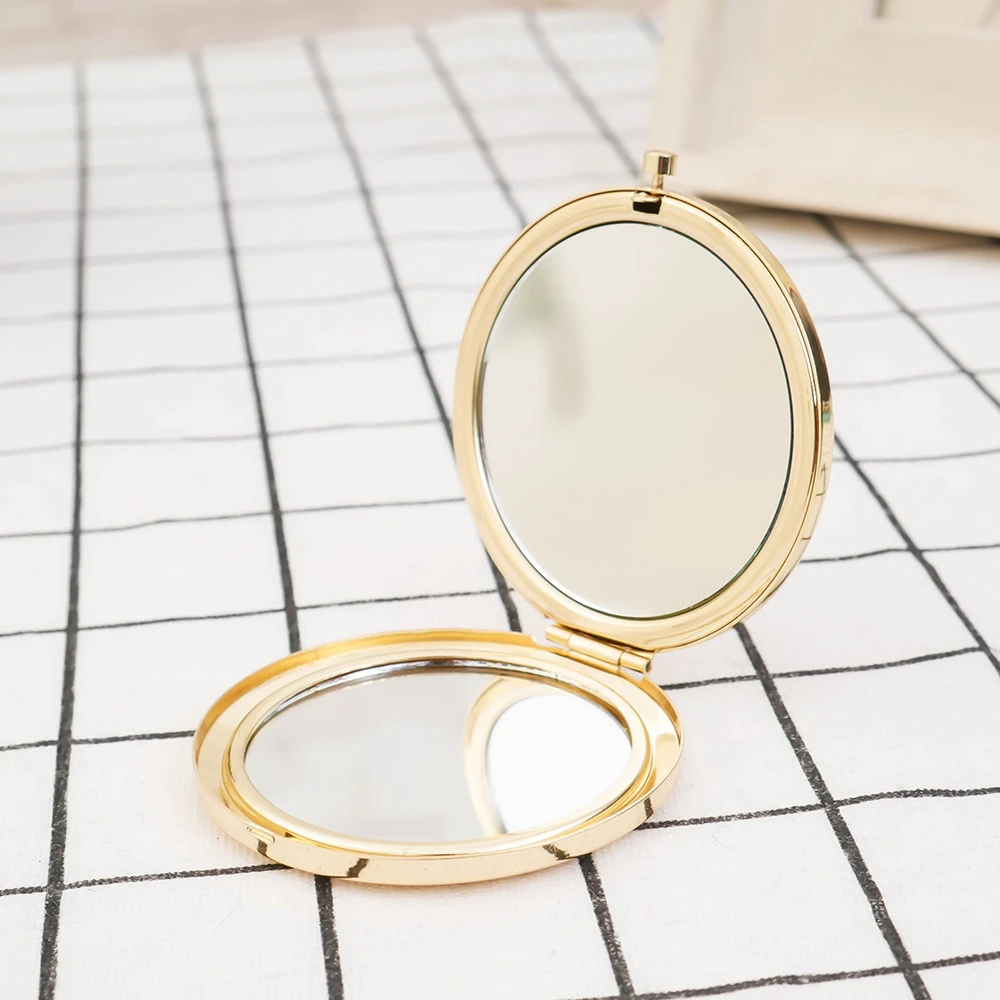 Rose Gold Mini Compact Mirror