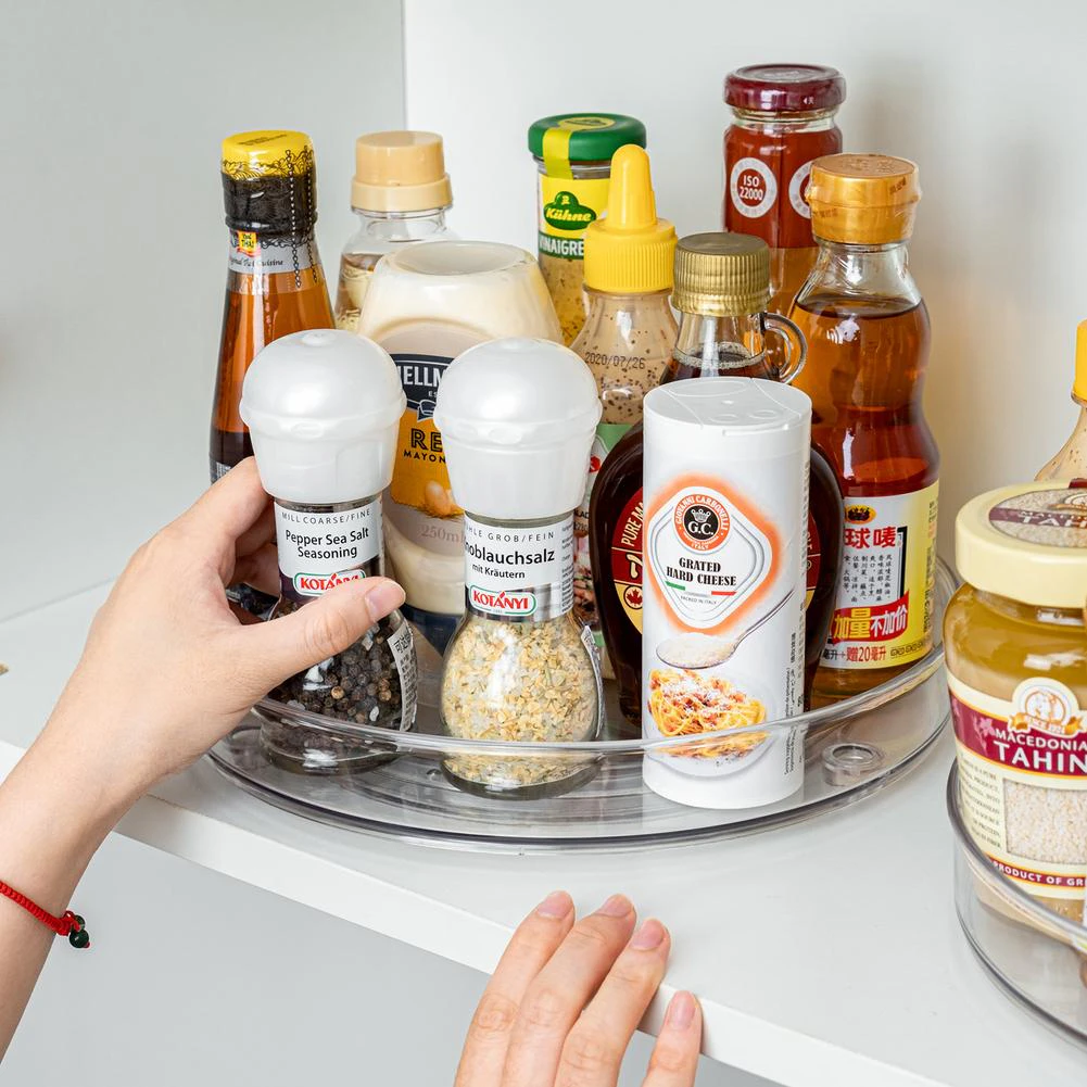 Clear Rotating Storage Tray